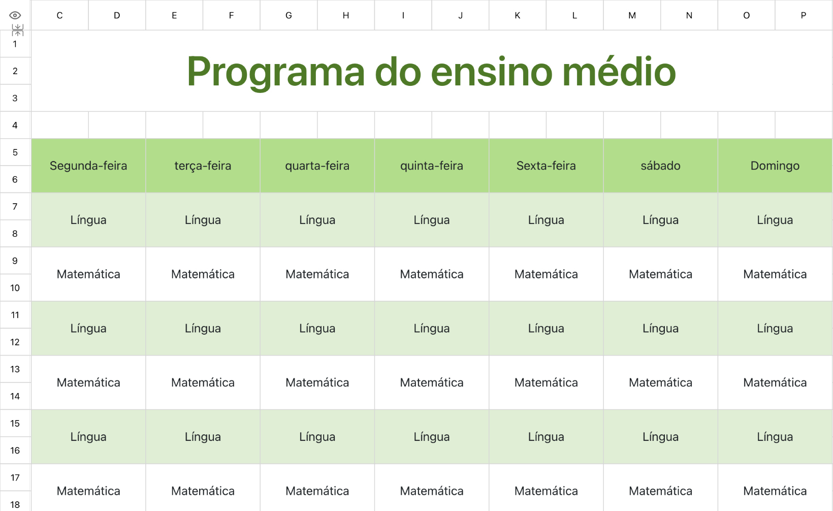 Curso do ensino médio 1